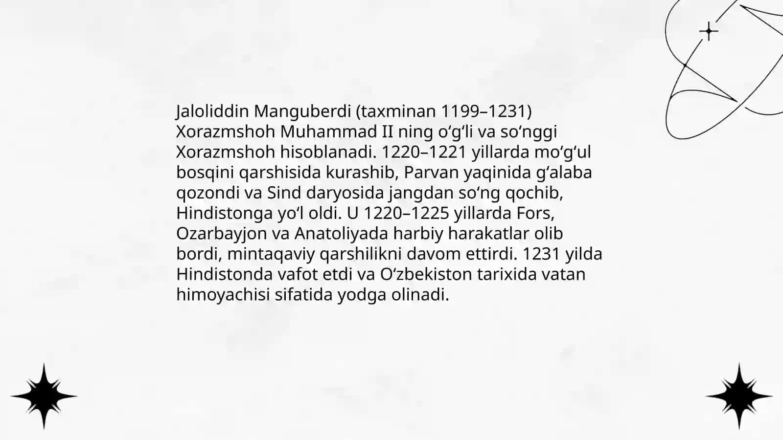 Jaloliddin Manguberdi - Vatan himoyachisi 3