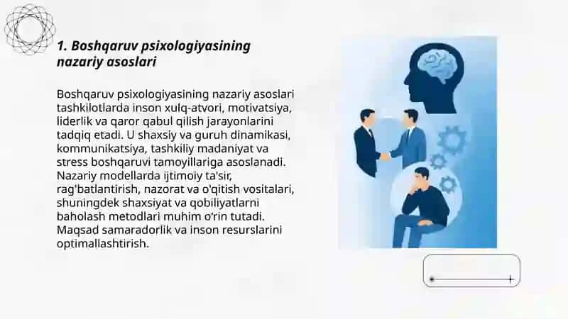 Boshqaruv psixologiyasi 3