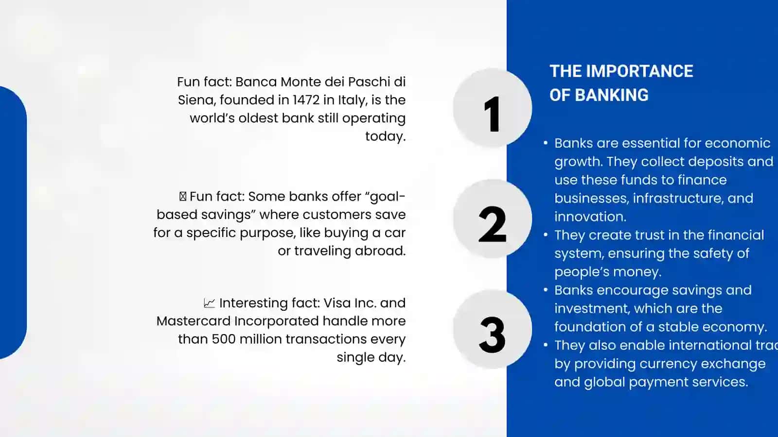 BANK PRODUCTS AND SERVICES 3
