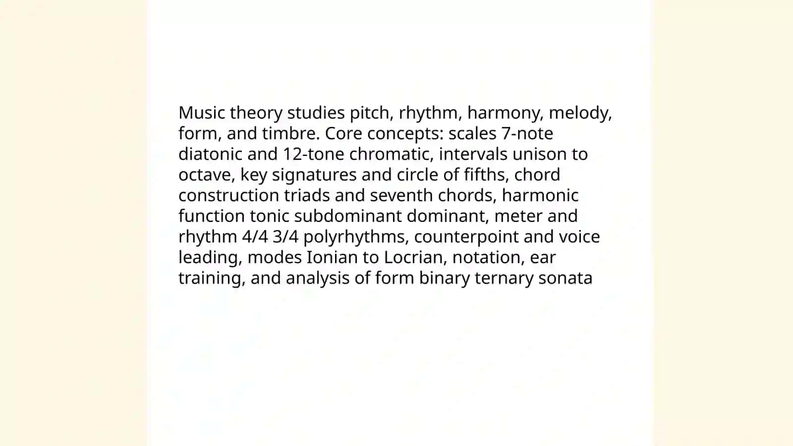 Music Theory Lecture 3