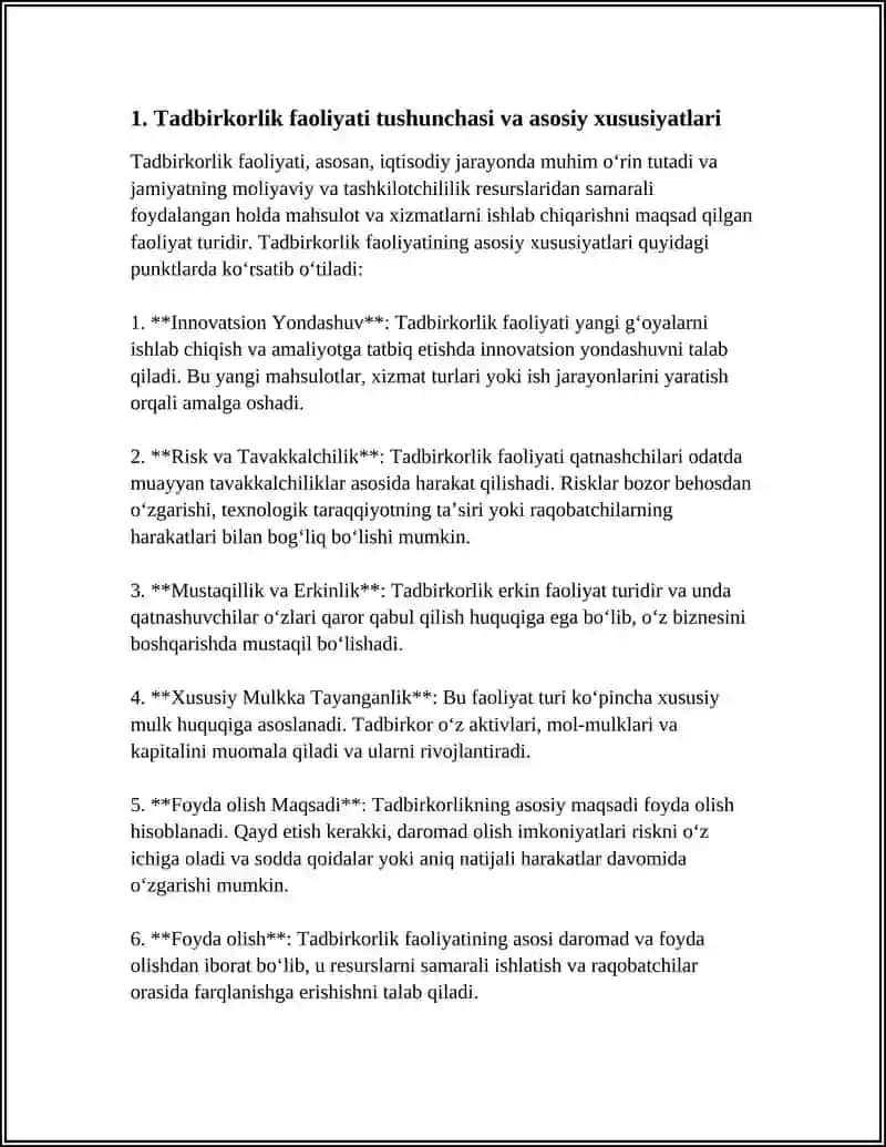 TADBIRKORLIK FAOLIYATI VA UNING SHAKILLARI 3