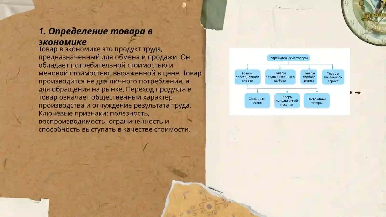 Что такое товар 3