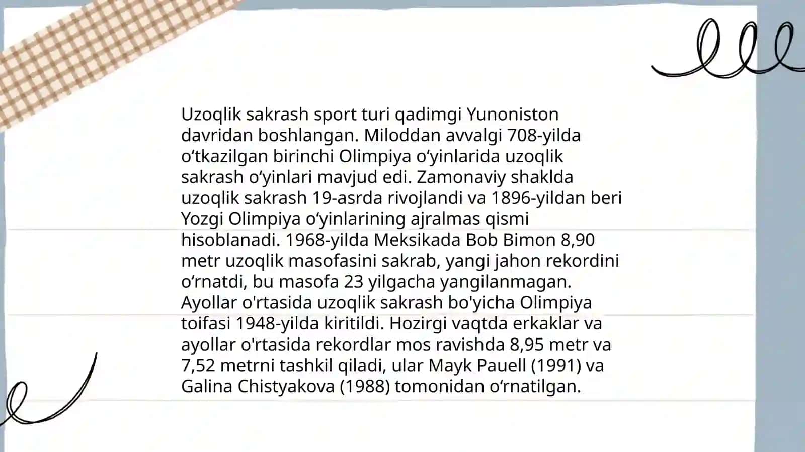 Uzoqlik Sakrash 3