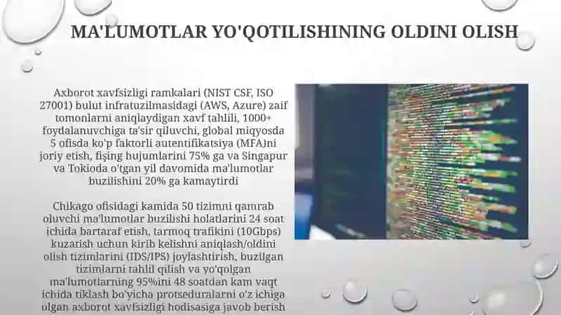 Axborot xafsizligini taminlash 3