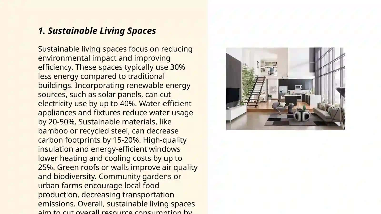Sustainable Living Spaces 3