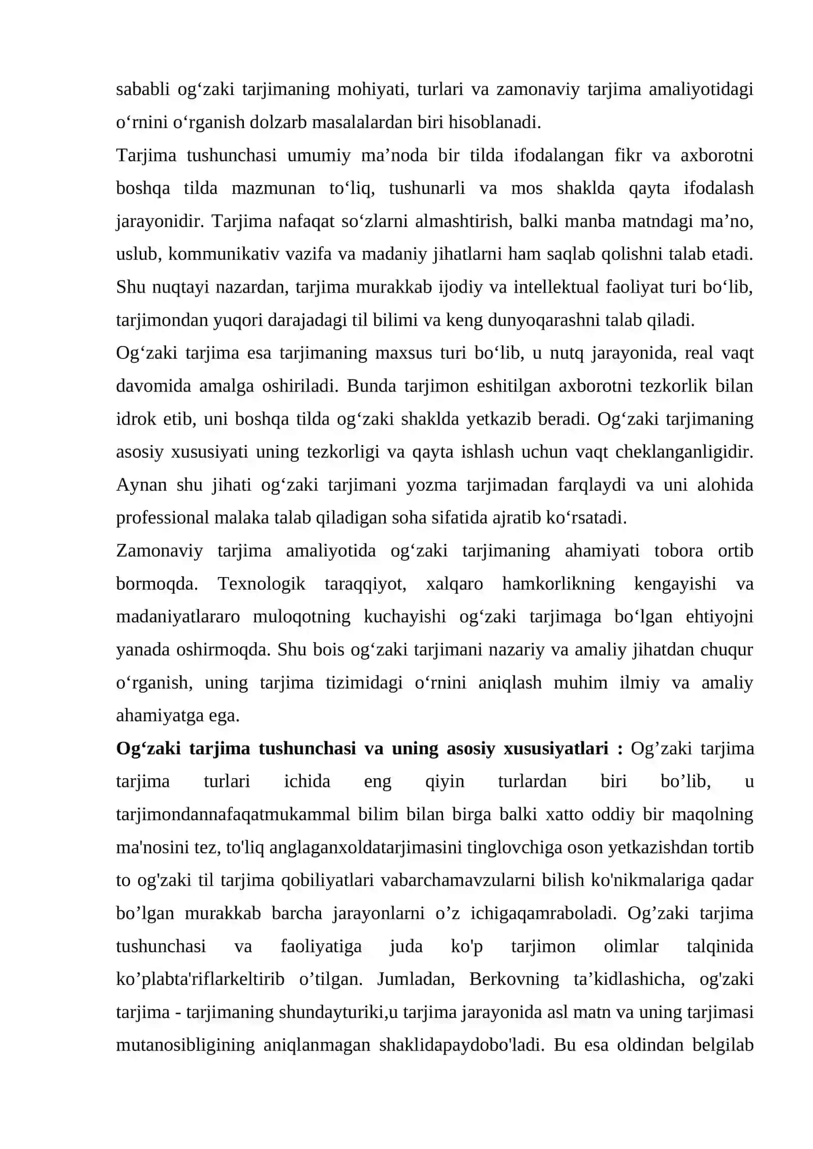 OG’ZAKI TARJIMA VA UNING ZAMONAVIY TARJIMA AMALYOTIDAGI O’RNI 3