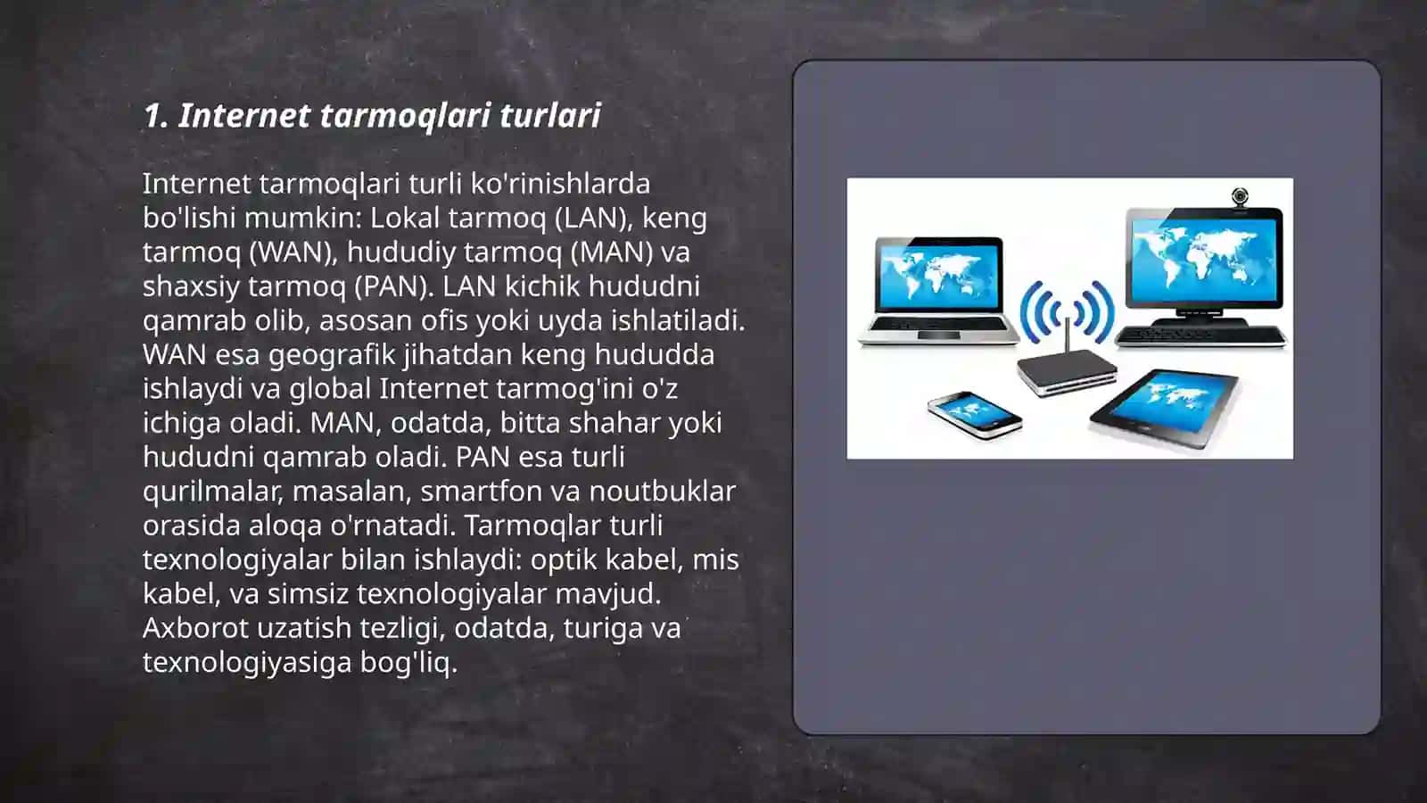 Internet tarmoqlar 3
