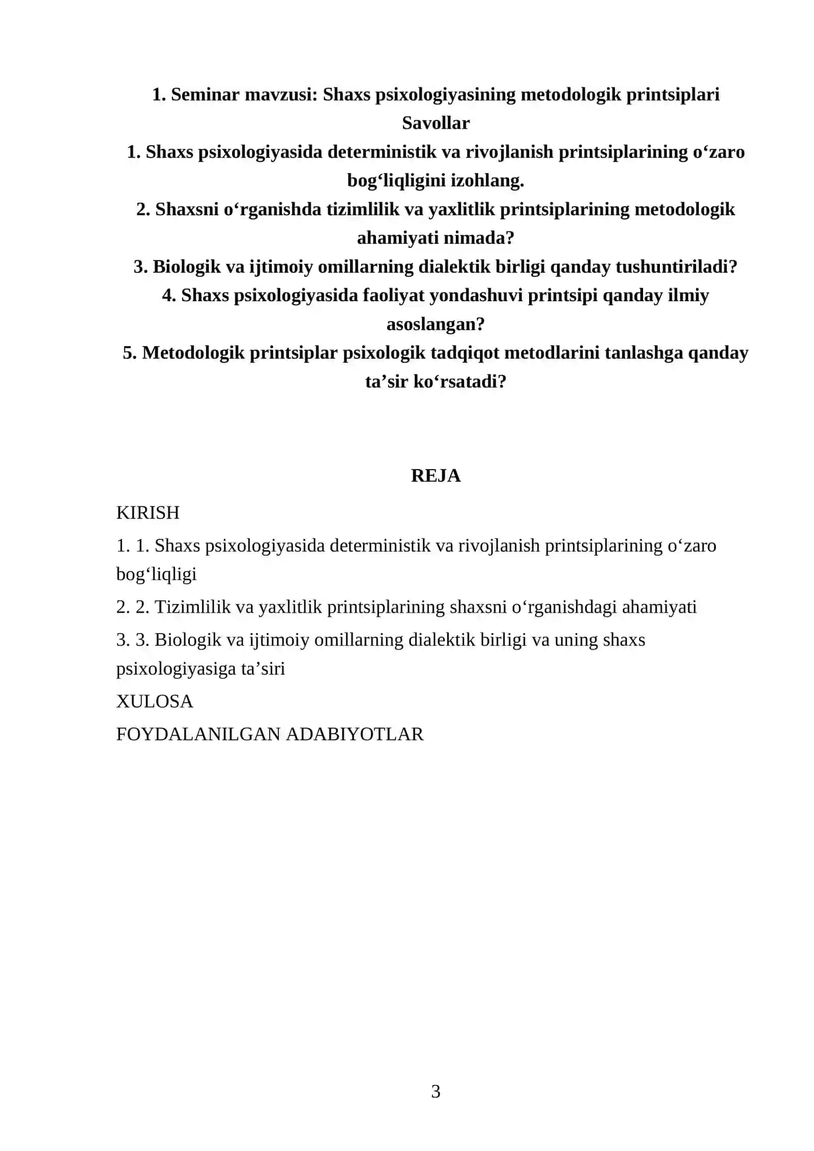 Shaxs psixologiyasining metodologik printsiplari 3