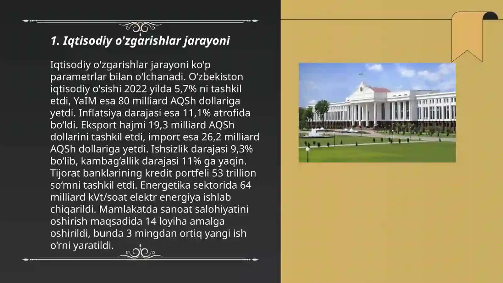Iqtisodiy o'zgarishlar jarayoni 3