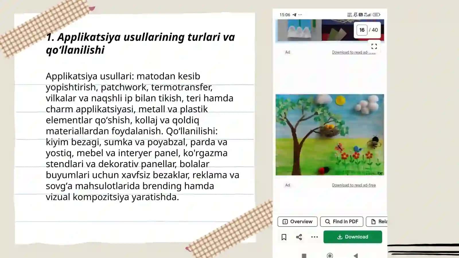 Applikatsiya usullari 3