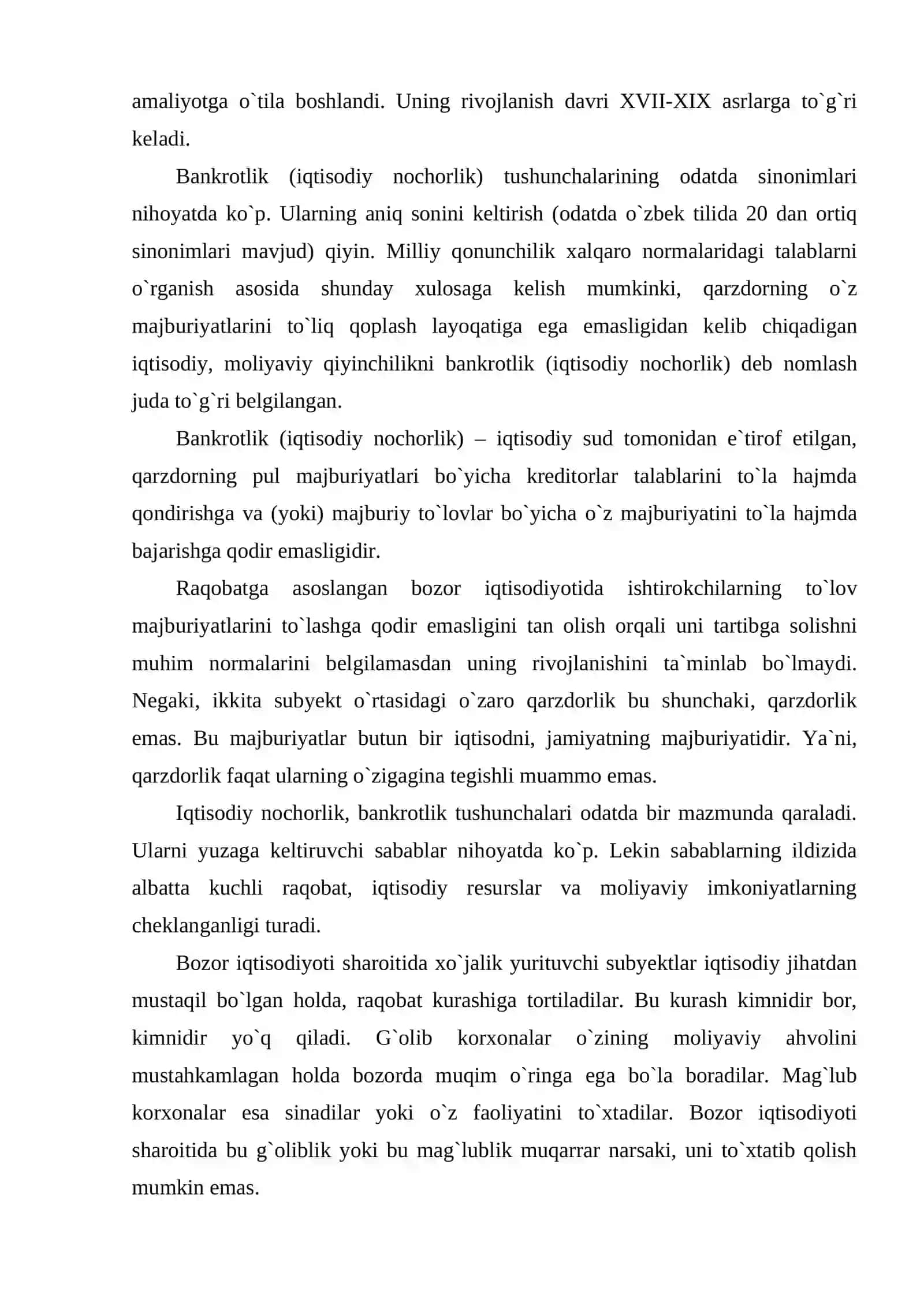 Korxonalar iqtisodiy nochorligi tahlili 3