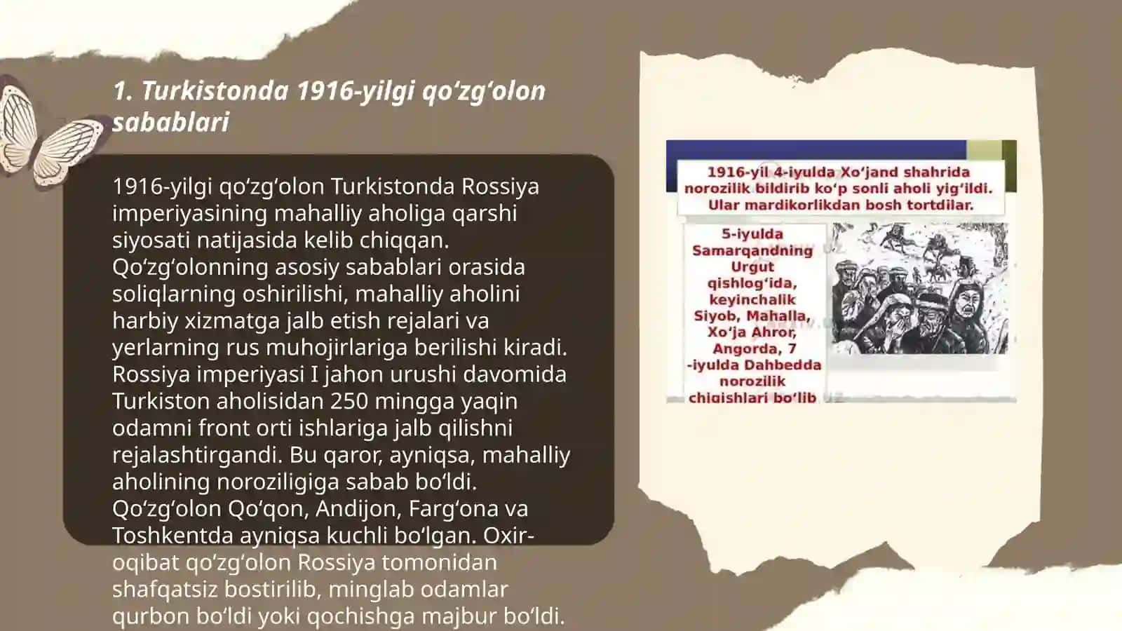 Turkistonda 1916- yilgi qoʻzgʻolonning boshlanishi 3