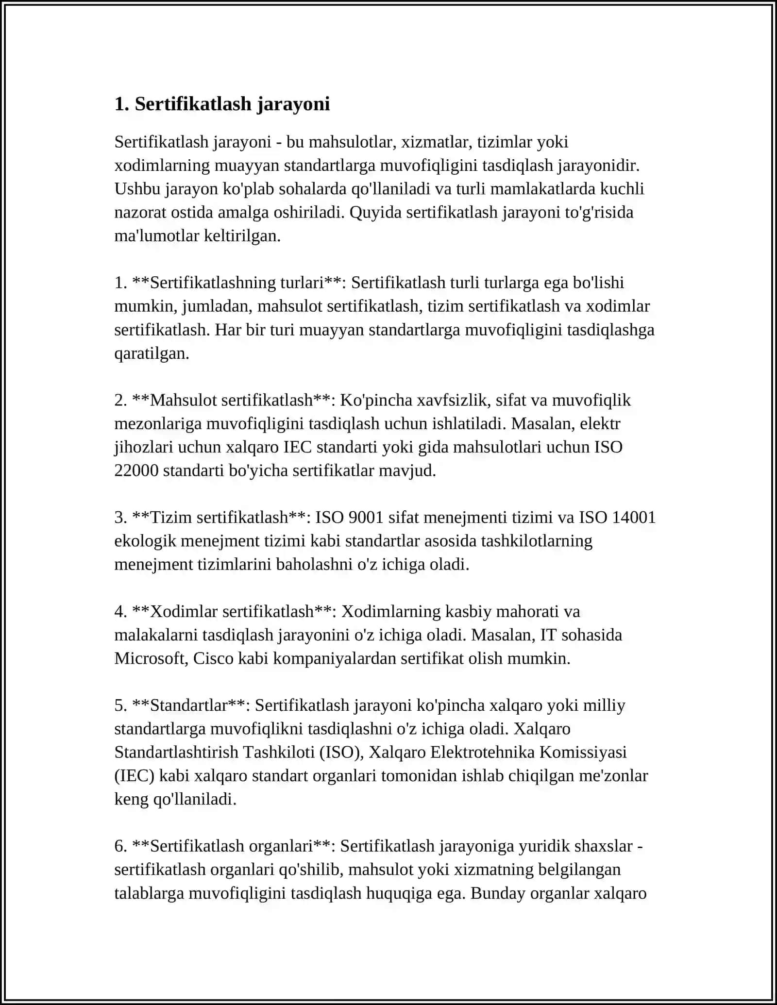 SERTIFIKATLASHTIRISH OMILLARI 3