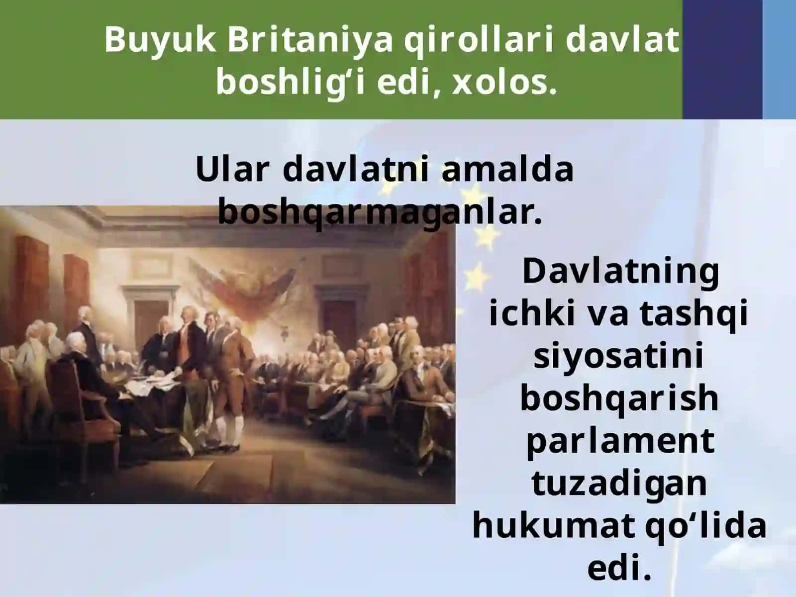 Buyuk Britaniya va Germaniya Mustaqilliklarining ta'kidlanishi 3