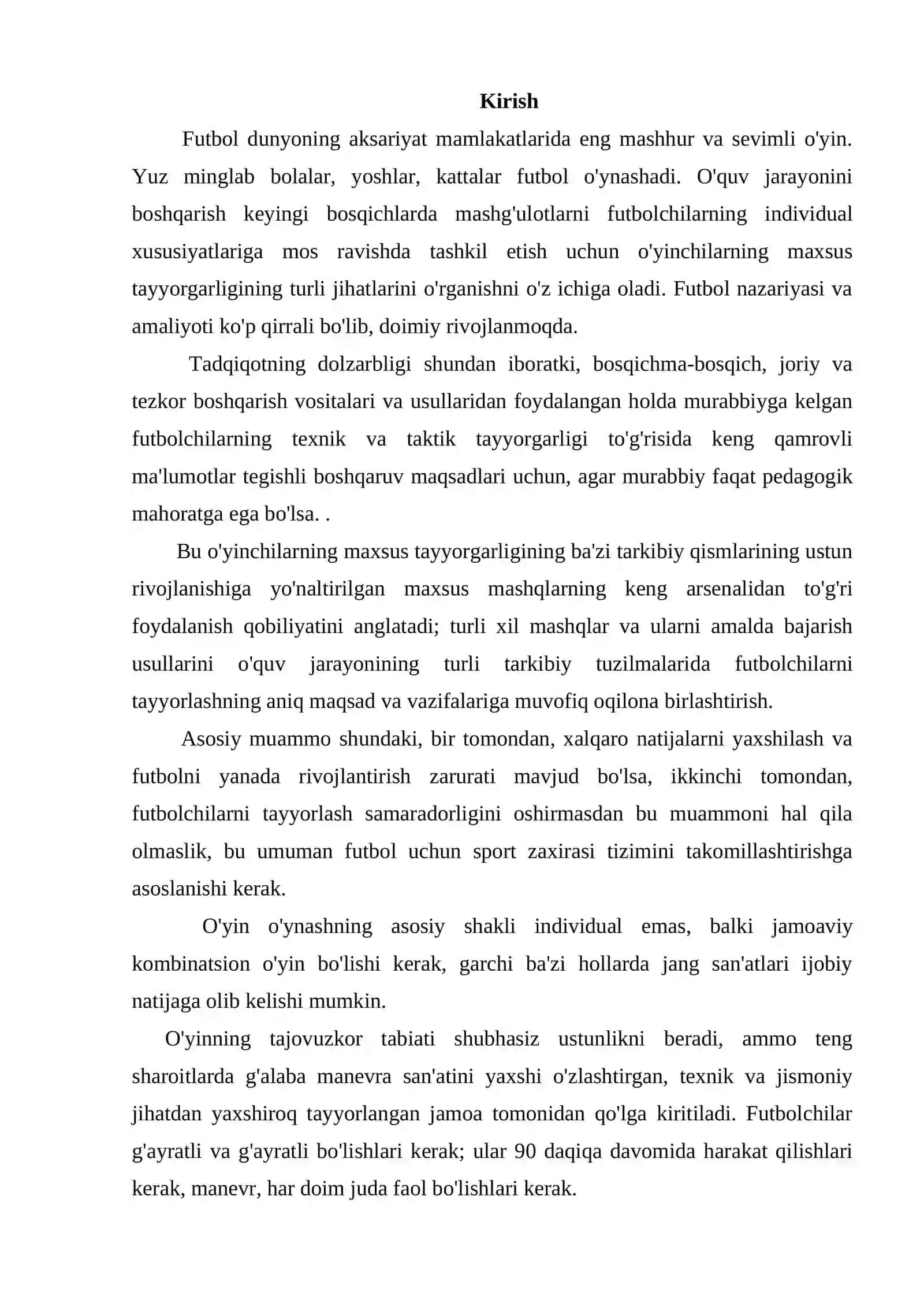 Hujum qator o'yinchilar vazifasi 3