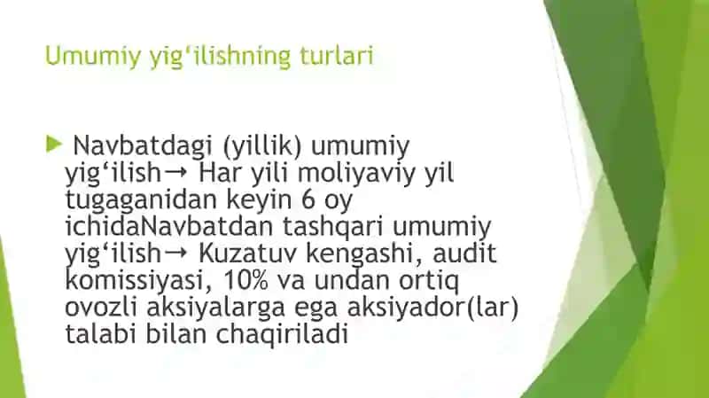 Umumiy yig‘ilishning turlari 3