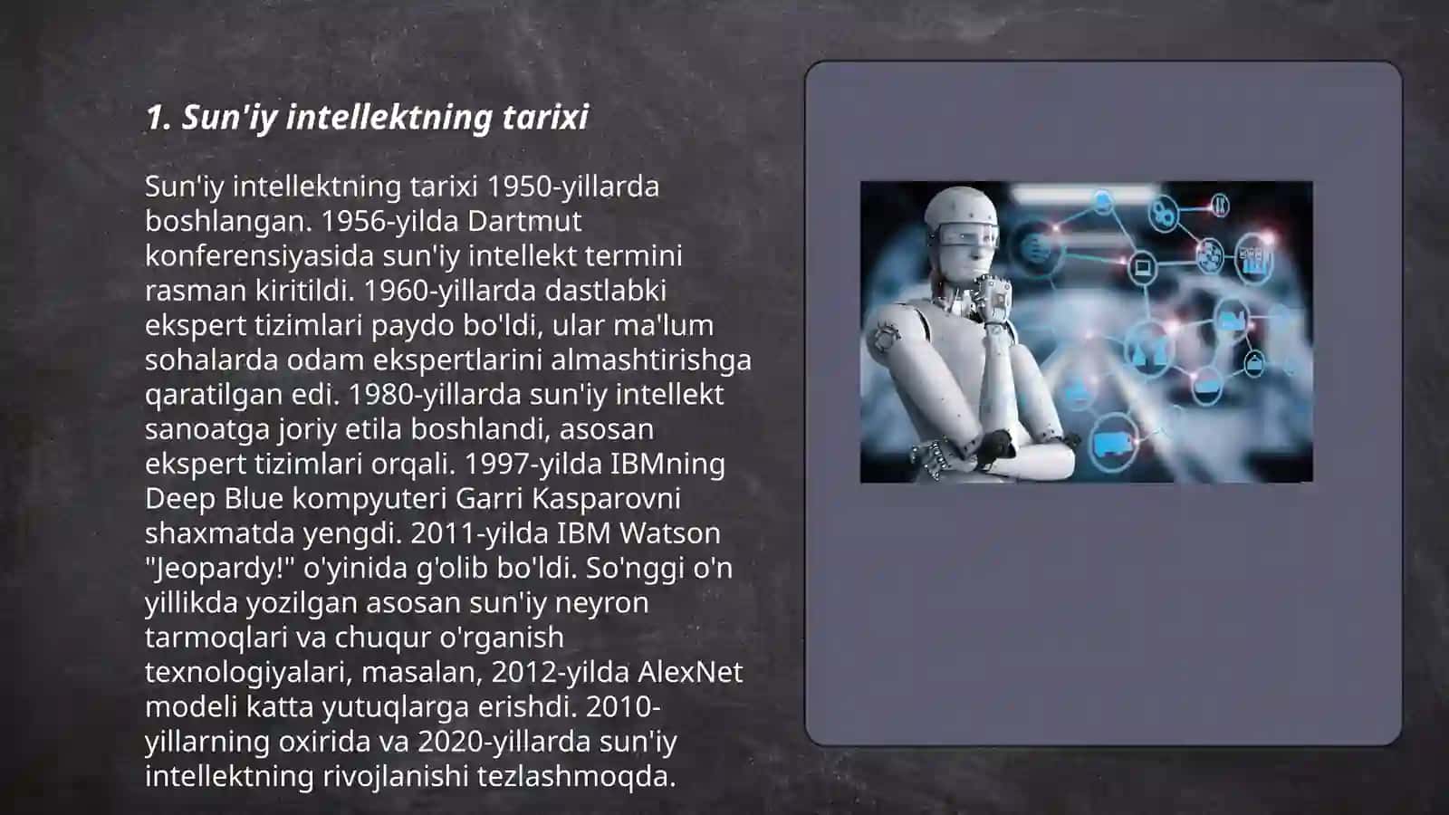 Suniy intellektning tarixi 3