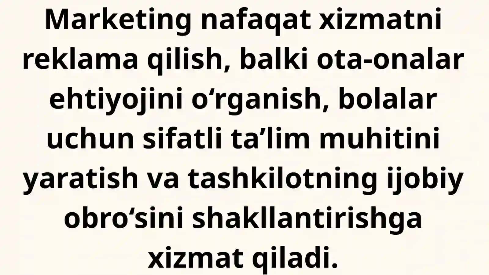 MAKTABGACHA TALIM MARKETINGI 3
