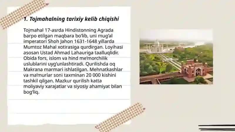 Tojmahal Haqida 3