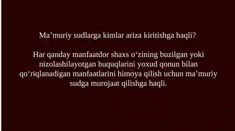 MA’MURIY SUDGA ARIZA KIRITISH TARTIBI 3