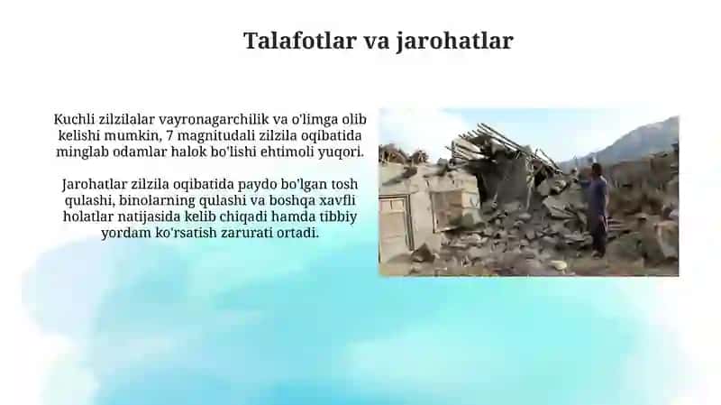 Zilzila oqibatlari 3