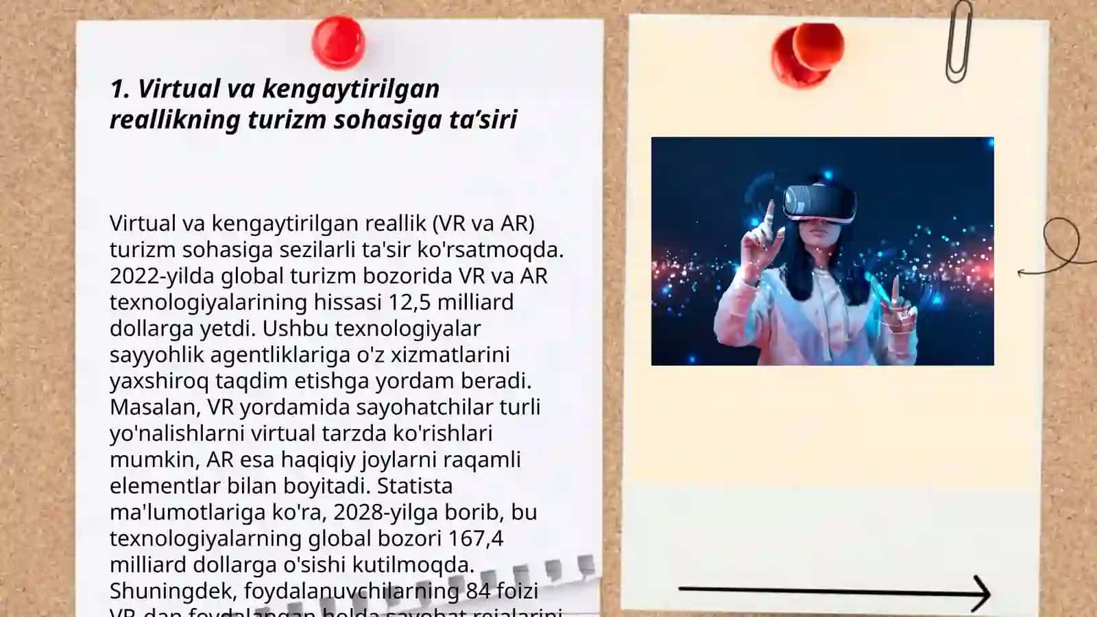 Virtual va kengaytirilgan reallikning turizm sohasiga ta’siri 3
