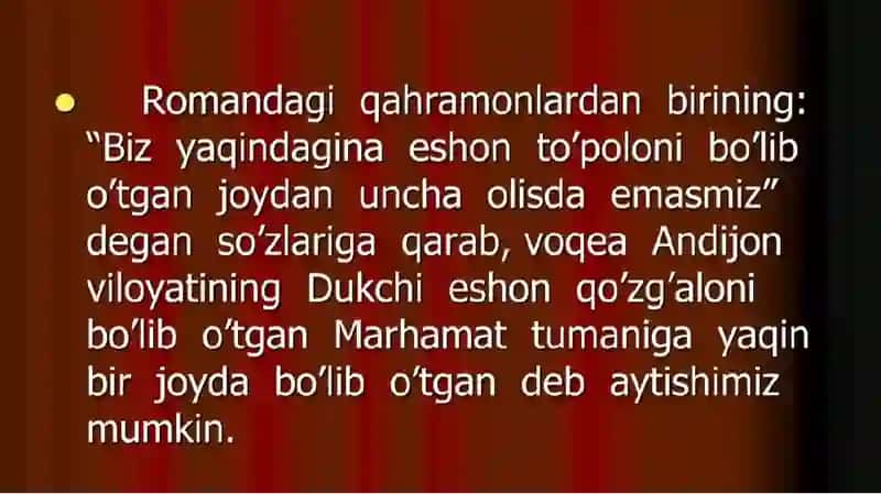 ABDULHAMID CHO'LPONNING "KECHA VA KUNDUZ" ROMANI 3
