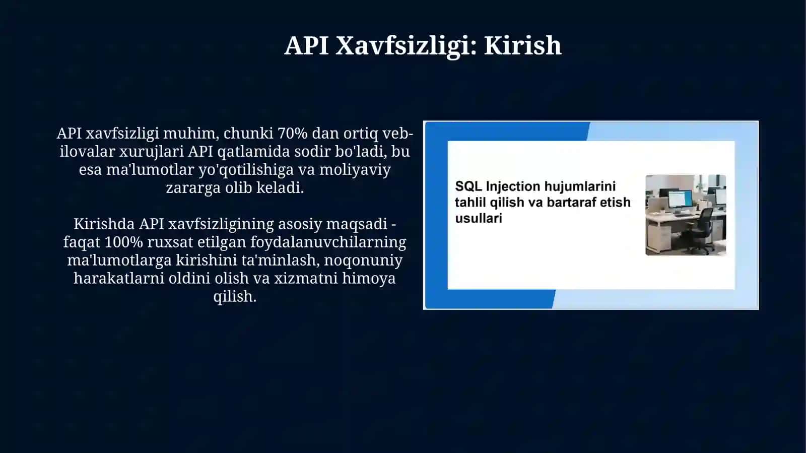 API Xavfsizligi: Tokenlar, Rate Limiting va HMAC 3