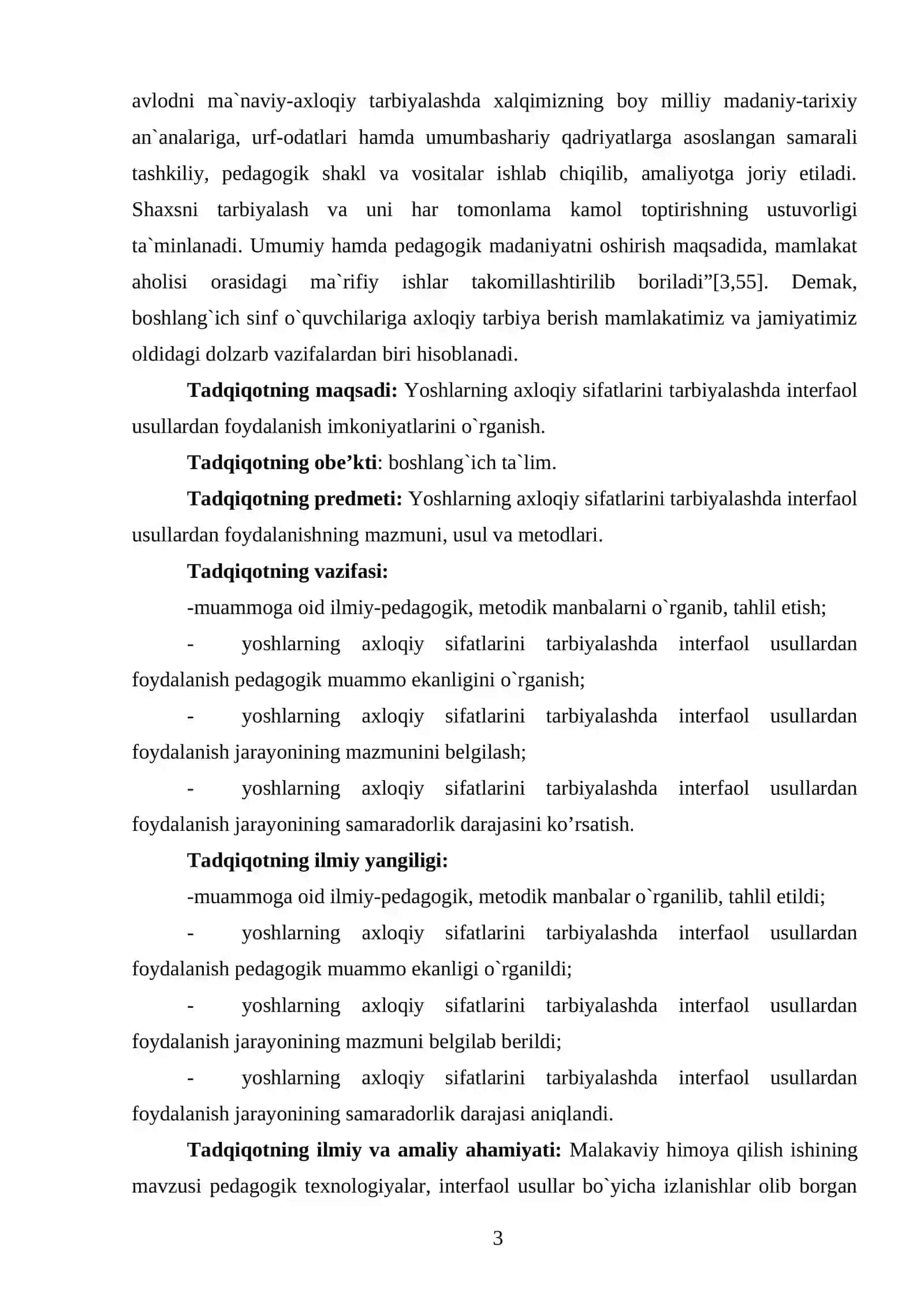 PEDAGOGIK FANLARNI O'QITISHDA INTERFAOL METODLARDAN FOYDALANISH 3