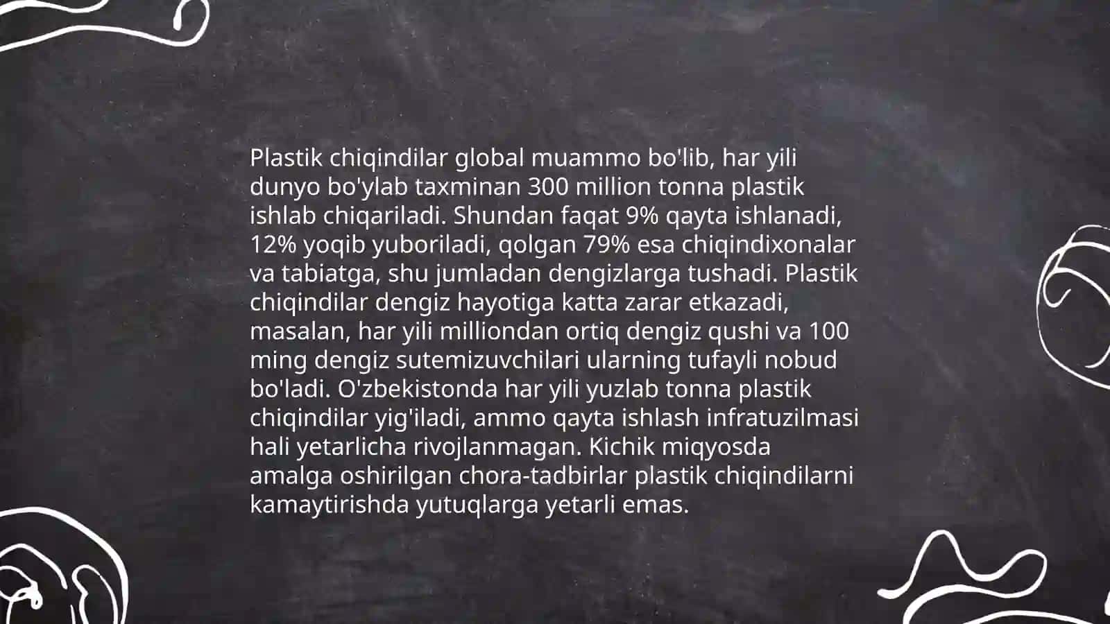 Plastik chiqindilar 3