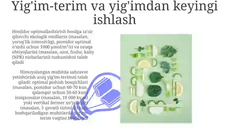Sabzavot yetishtirish bilan tanishish 3