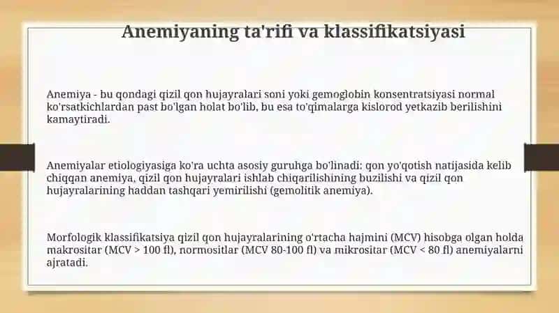 Irsiy nuqsonlarning anemiya rivojlanishiga ta'siri 3