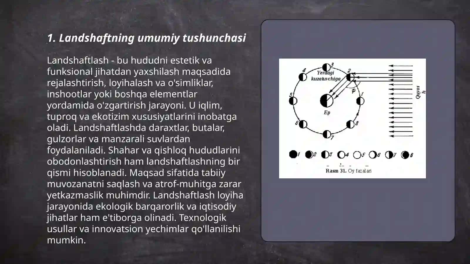 Landshaftda namning aylanishi va moddalarning aylanma harakati 3