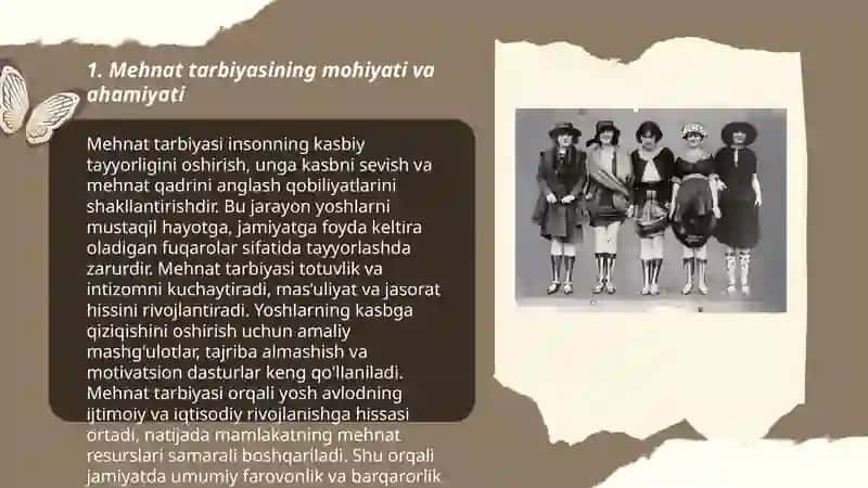 Mehnat tarbiyasi sifatlari 3