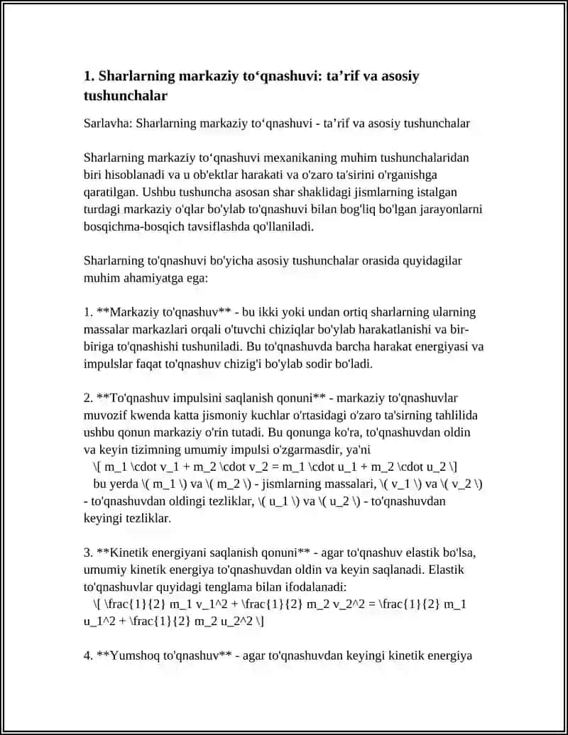 SHARLARNING MARKAZIY TOʻQNASHUVI 3
