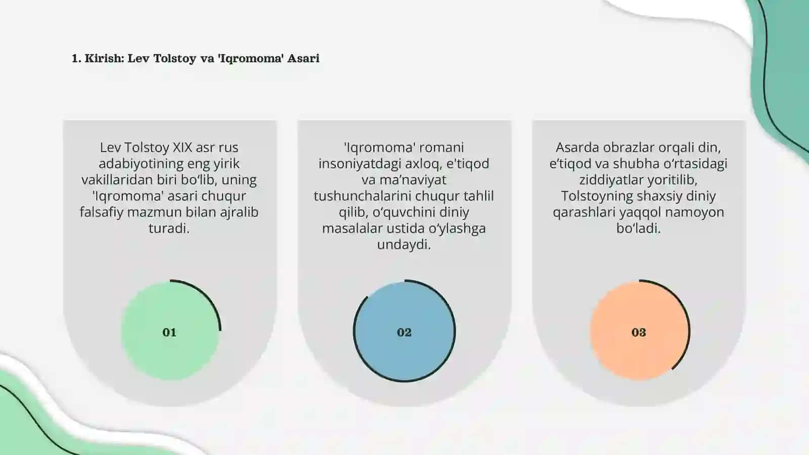 "IQROMOMA" asaridagi Diniy Etiqodlarni Tahlil Etish 3