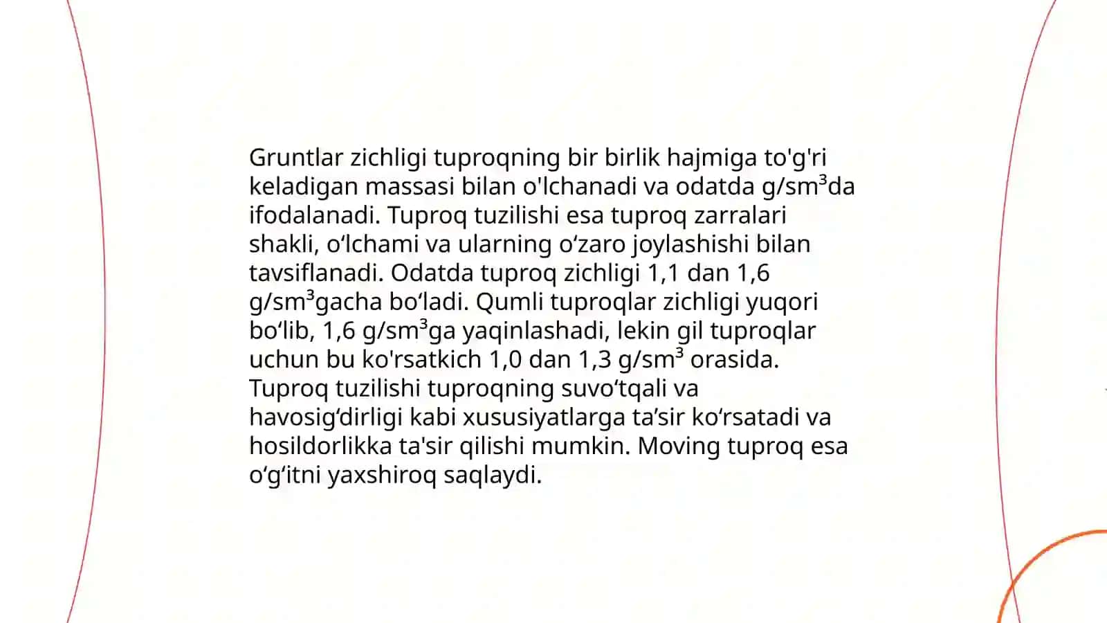 Gruntlar zichligi 3