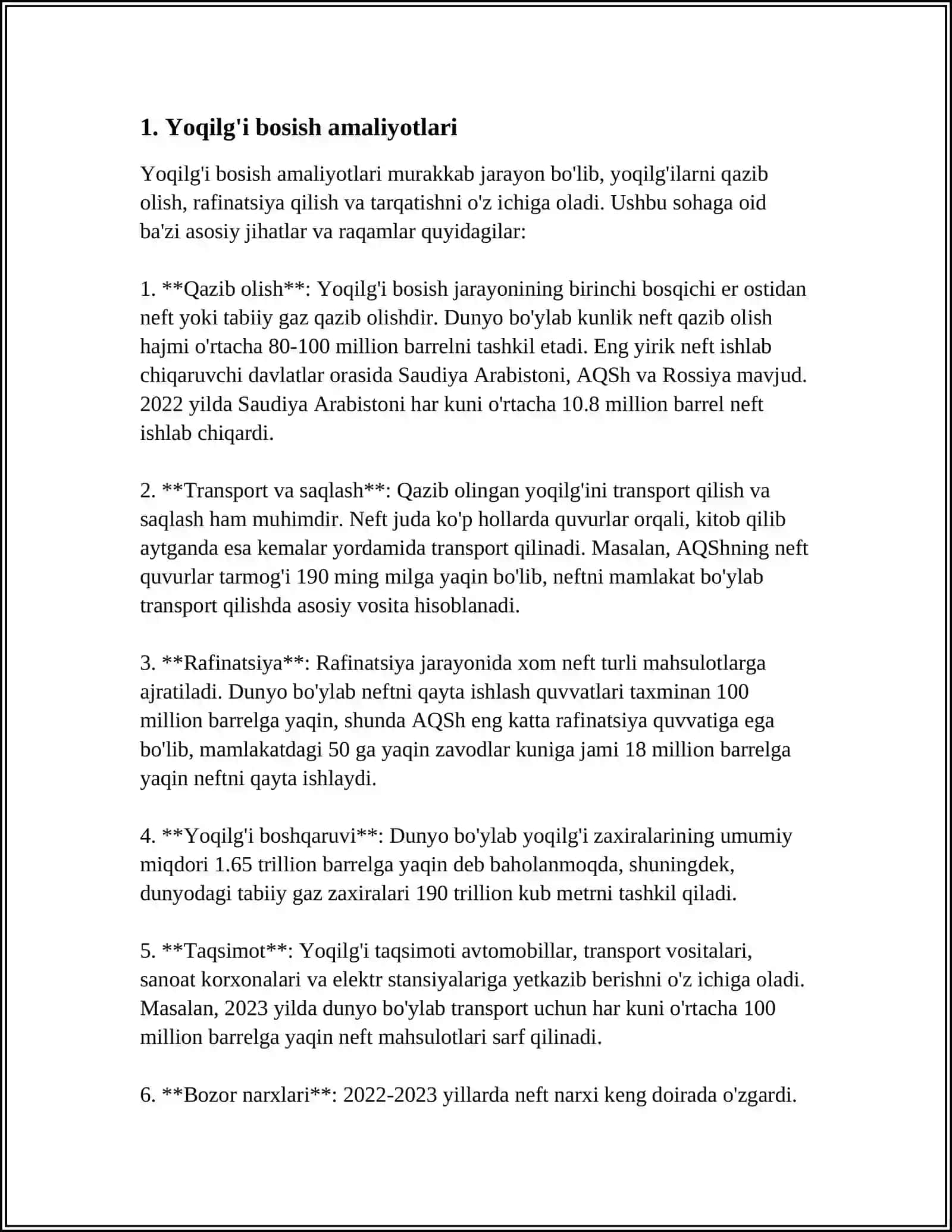 Yoqilg'i bosish, semirish 3
