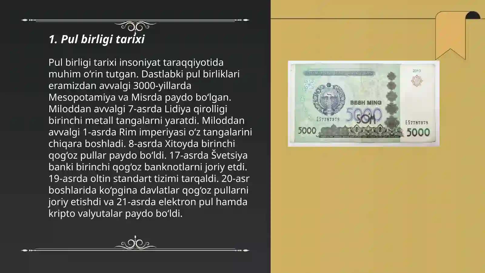 Pul birligi 3