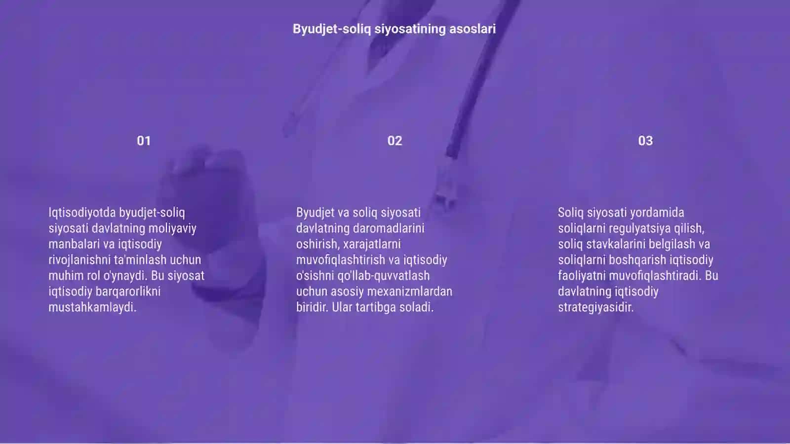 Iqtisodiyotda byudjet-soliq siyosati 3