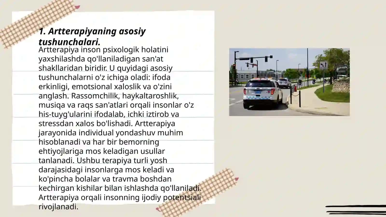Treningda artterapiyani qoʻllash 3