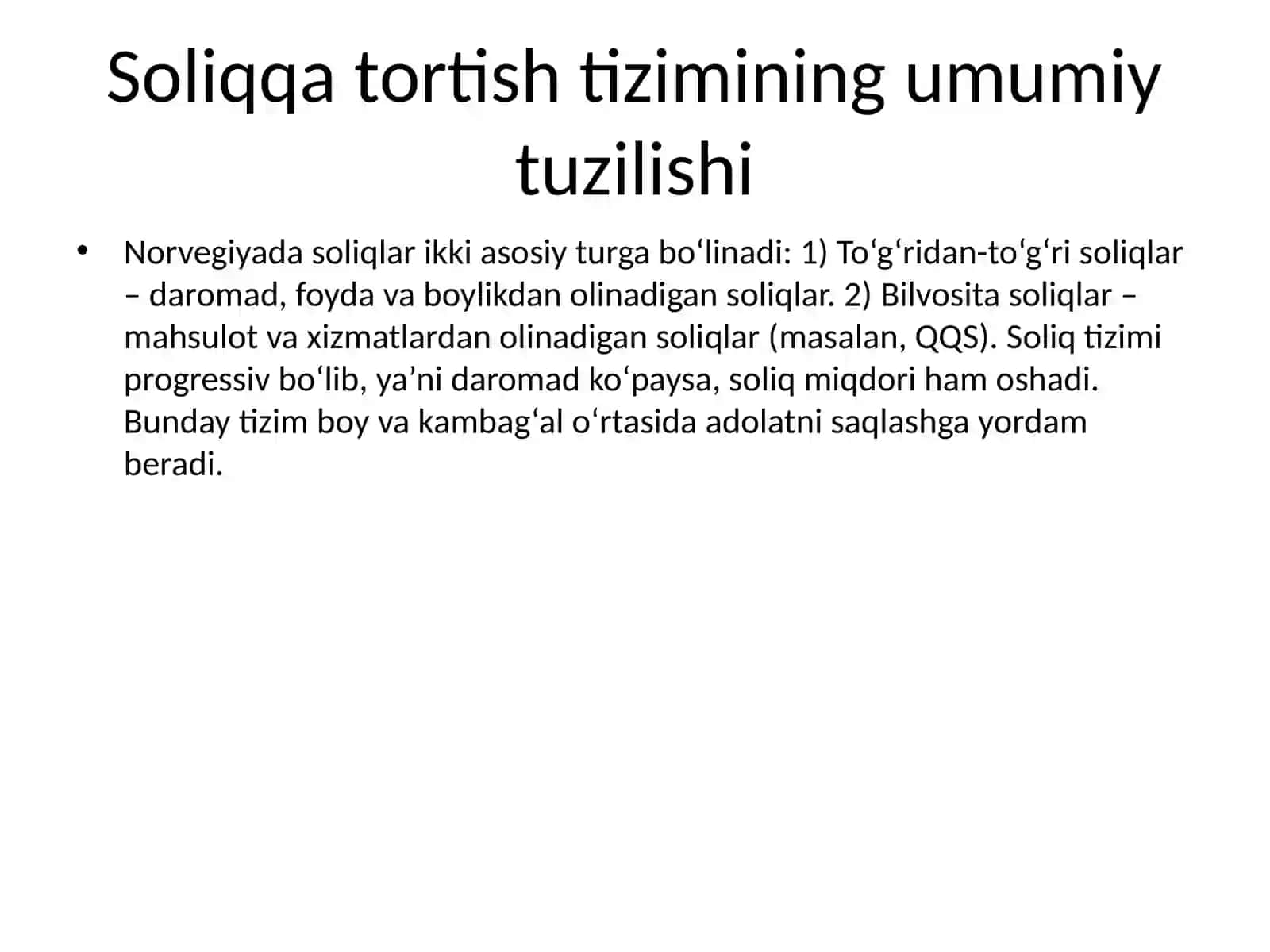 Norvegiya soliqqa tortish tizimi 3