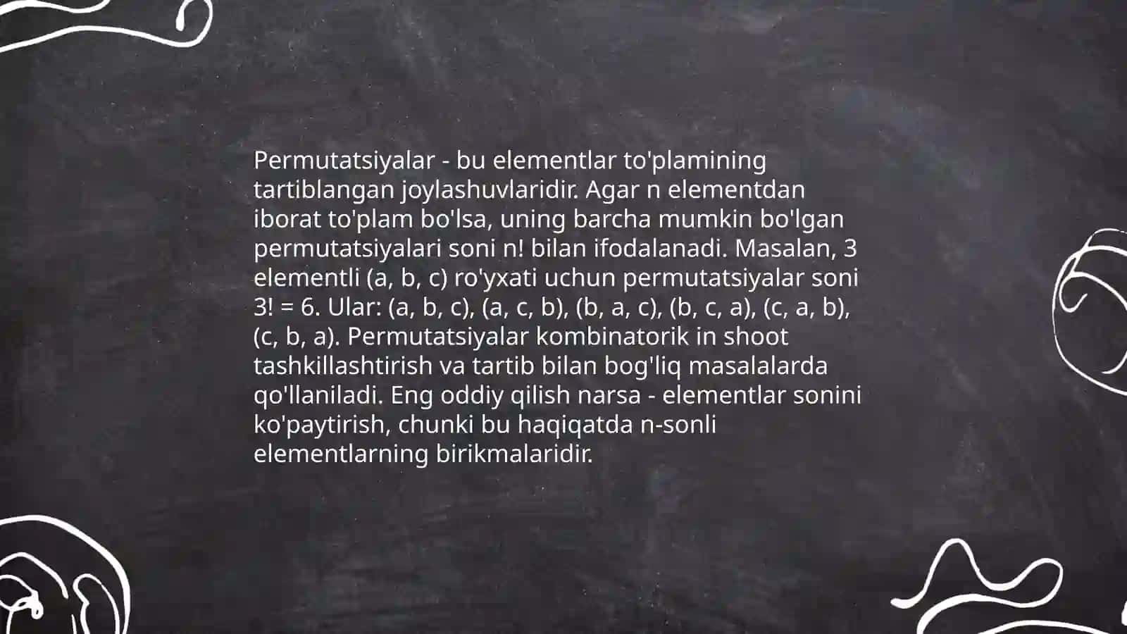 Qiziqarli kombinatorika 3