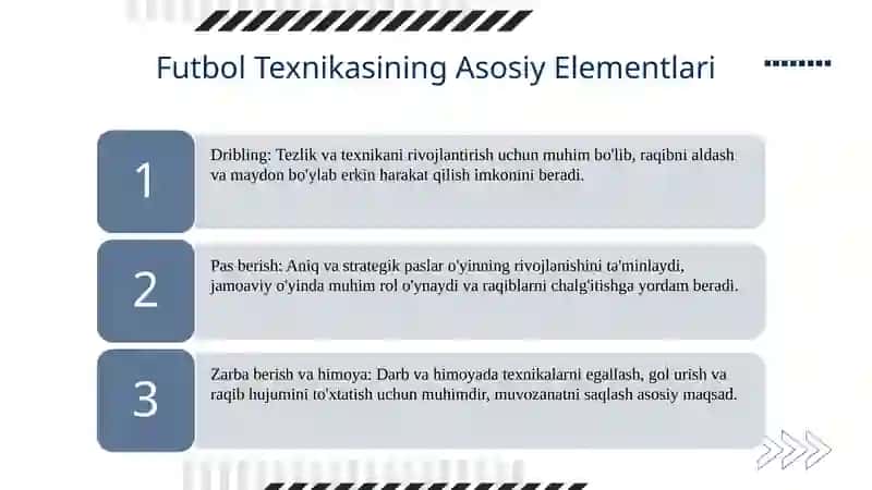 Futbol oʻyini texnikasi va qoidasi 3