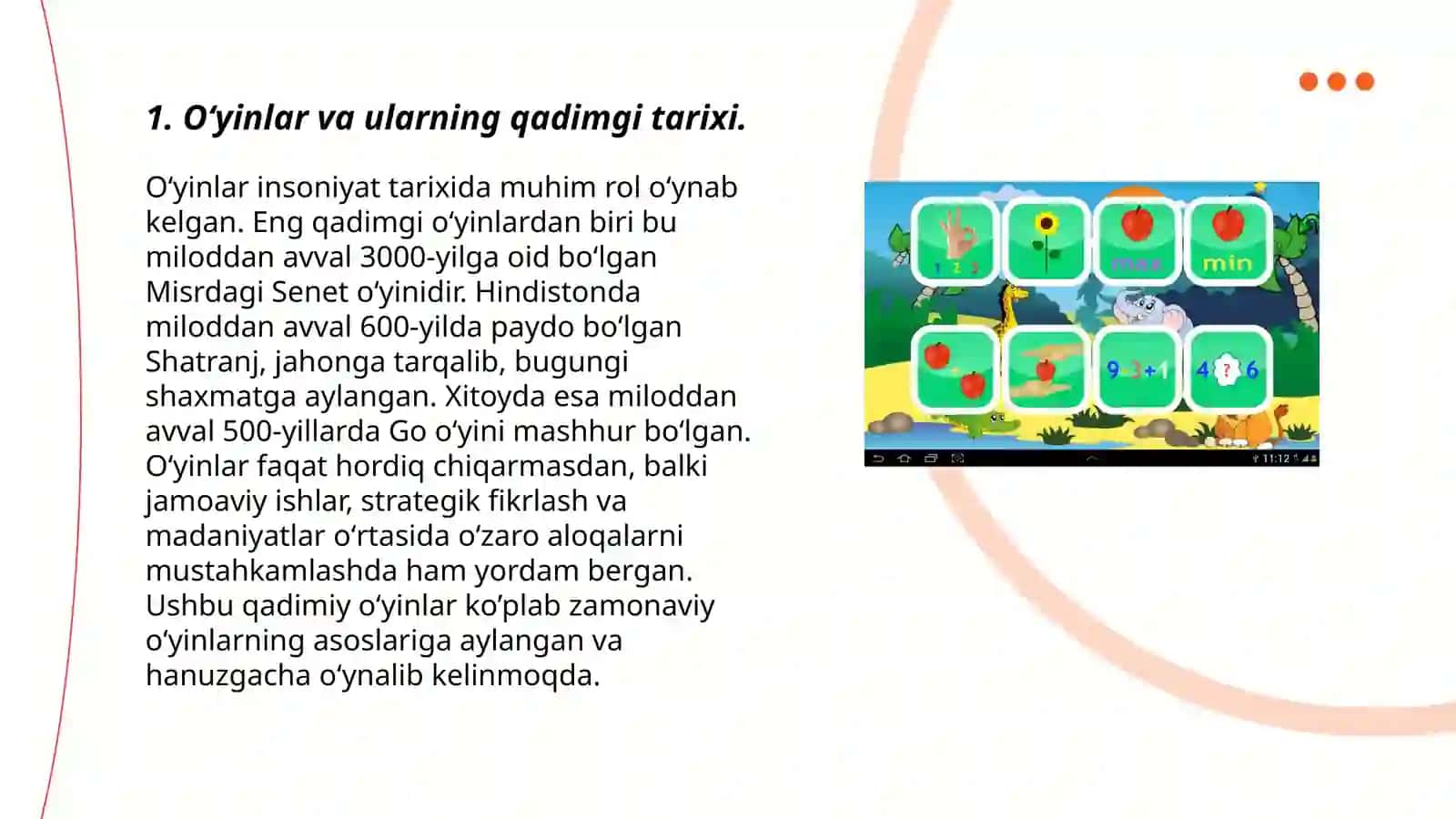 Oʻyinlar va ularning qadimgi tarixi 3