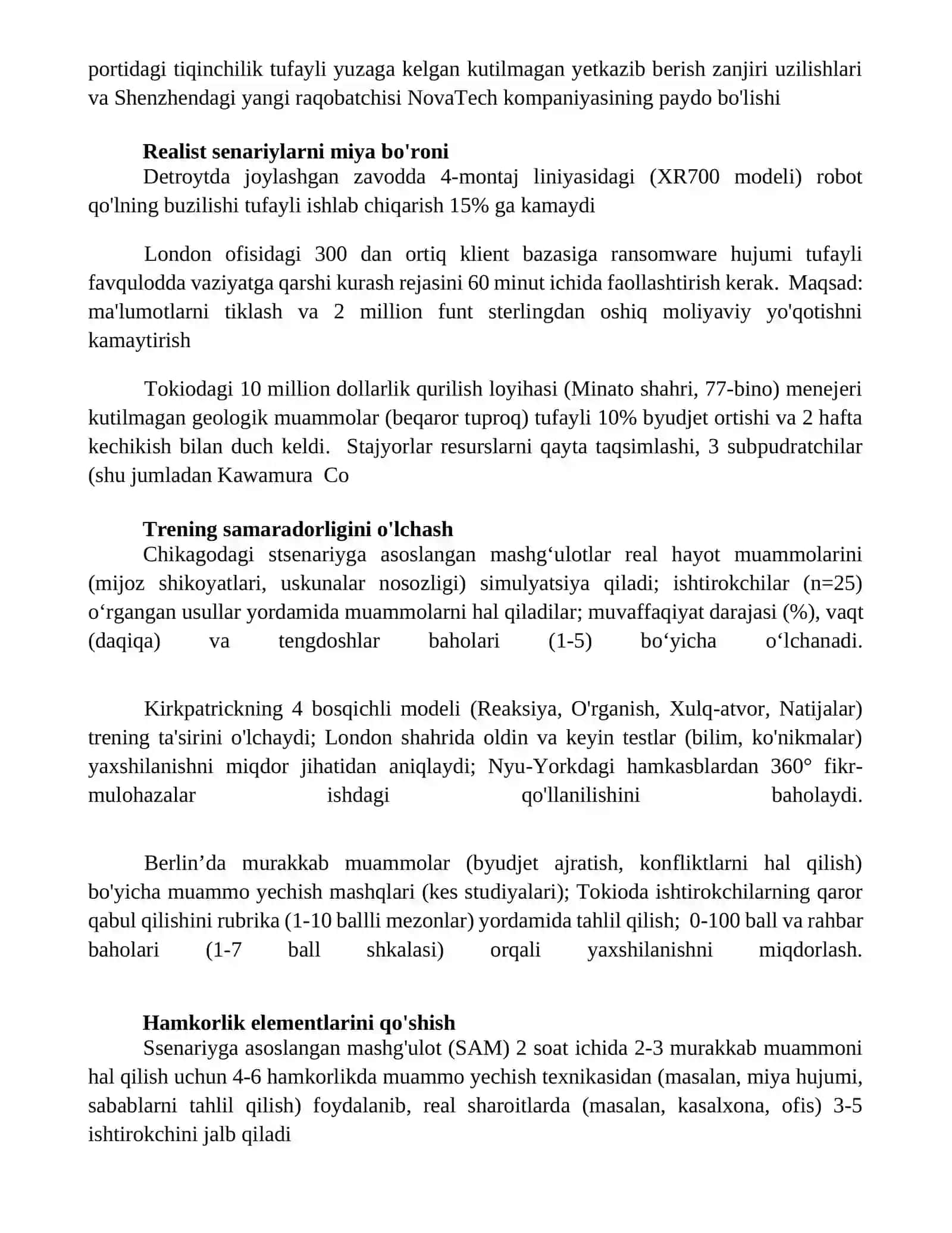 Mashgʻulotda muommoli vaziyat yaratish metodi 3