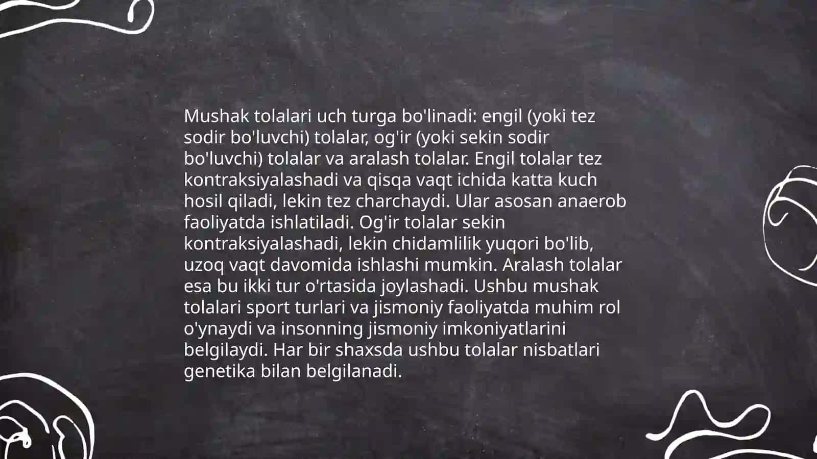 Muskullar fiziologiyasi 3