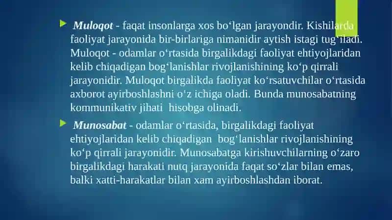 Tibbiyotda muloqatning o‘rni va shaxslararo munosabatlar 3