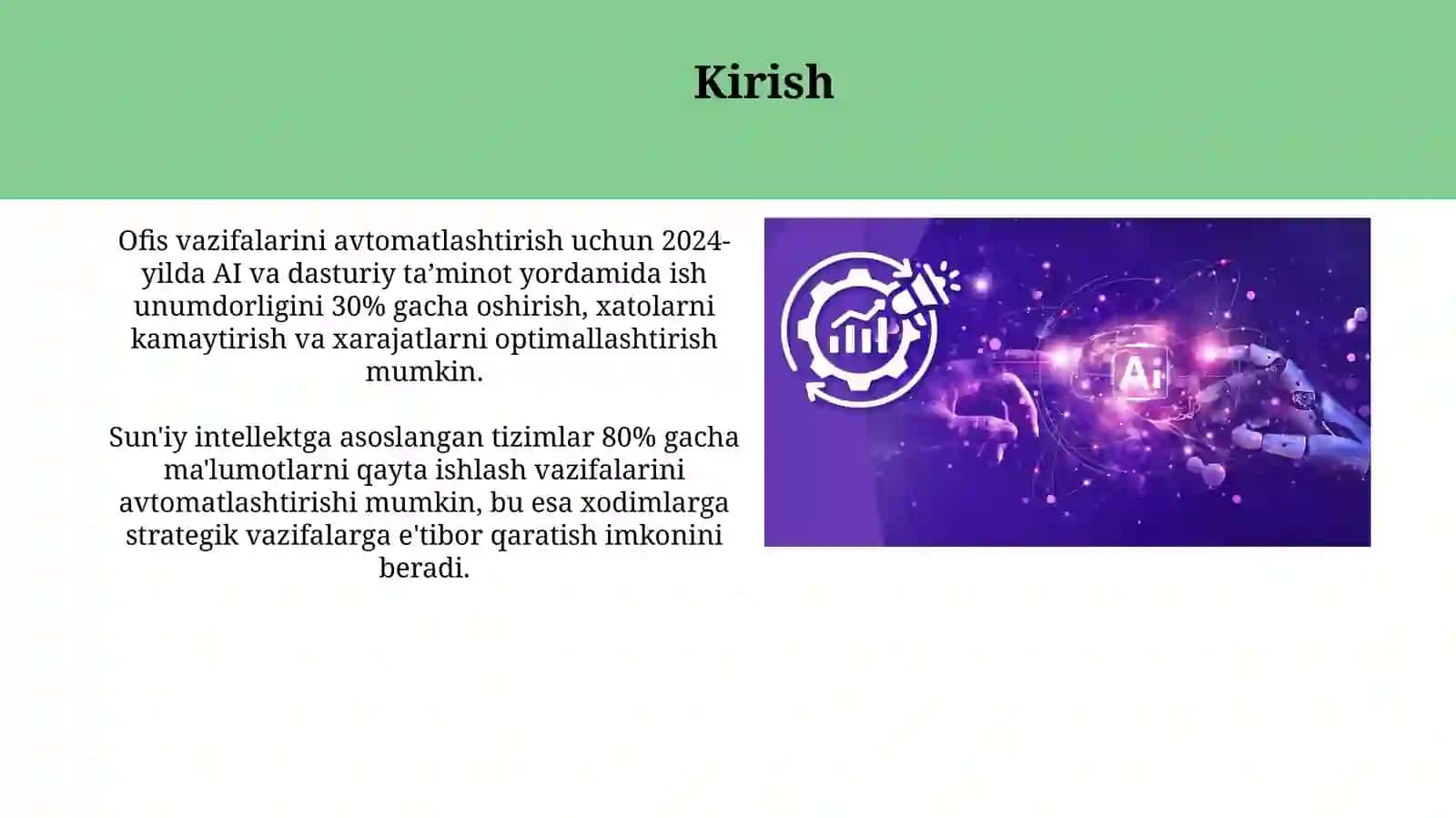 Ofis o'rnilarini avtomatlashtirish 3