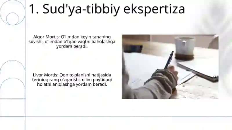 O'lim vaqtini aniqlash 3